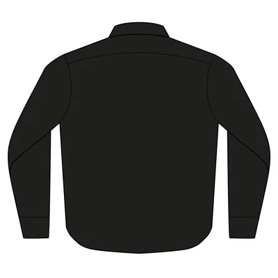 Long Sleeve Performance Staff Shirt in Black