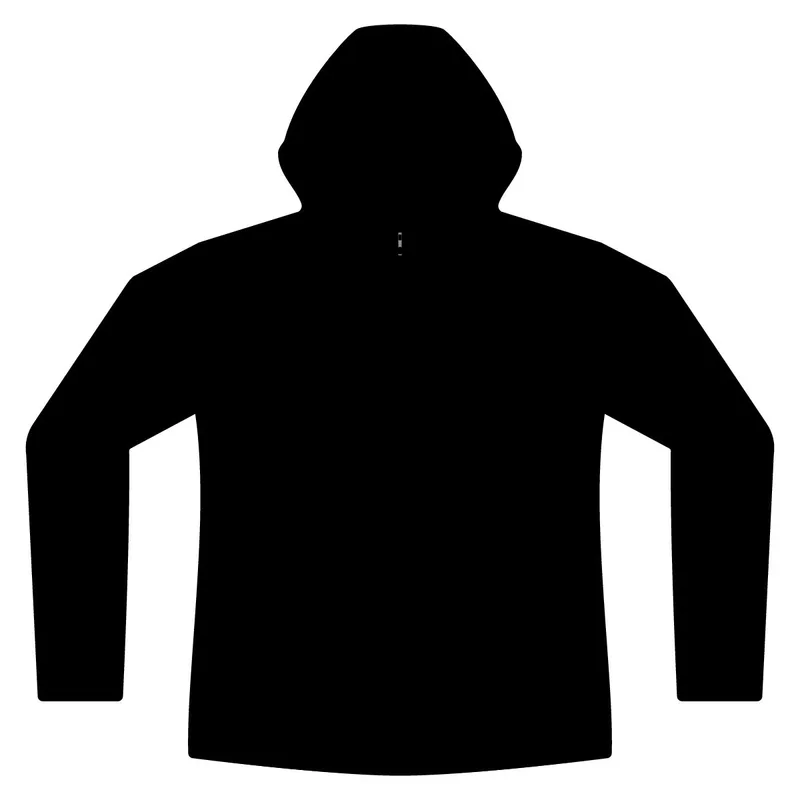 Unisex Perform Full-Zip Hooded Sweatshirt in Black