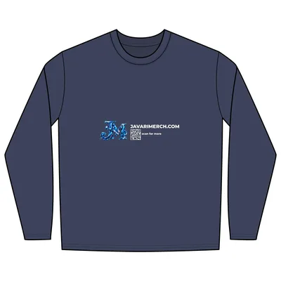 Long Sleeve Bouncer Tee in Team Navy Heather