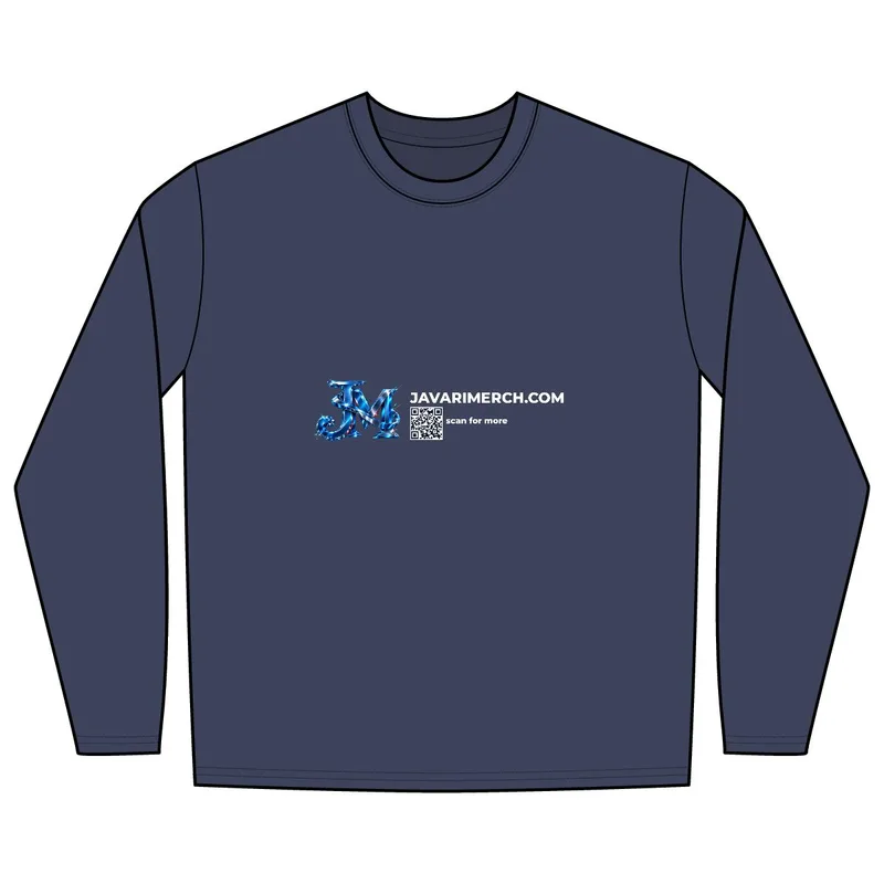 Long Sleeve Bouncer Tee in Team Navy Heather