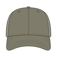 Lo-Pro Snapback Trucker Cap — Olive/ Black · One size