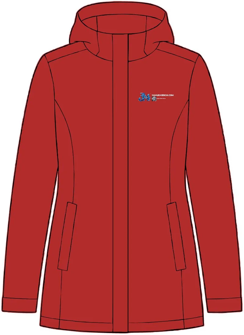 Women's C-FREE Rain Jacket in Rich Red