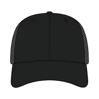 Lo-Pro Snapback Trucker Cap — Black/ Black · One size