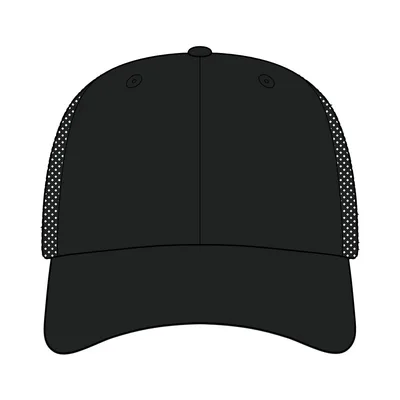 Lo-Pro Snapback Trucker Cap in Black/ Black