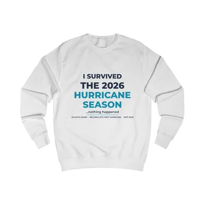 Unisex Sweatshirt in Arctic White