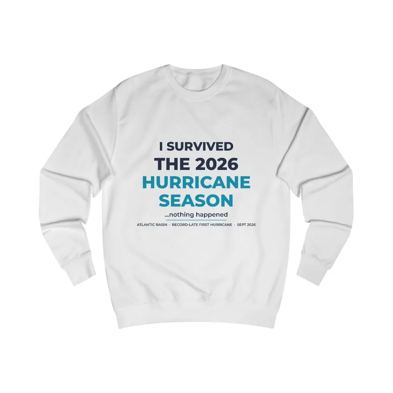 Unisex Sweatshirt in Arctic White