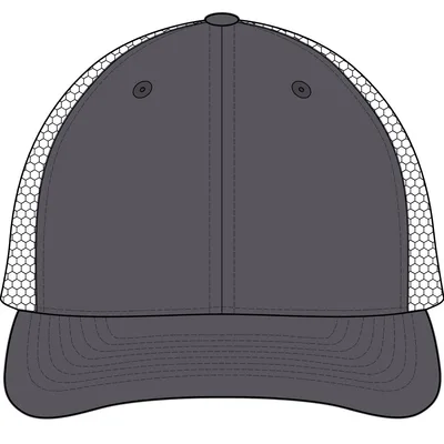 USA-Made Trucker Cap in Charcoal