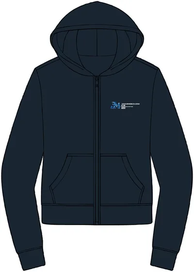 Women's V.I.T. Fleece Full-Zip Hoodie in New Navy
