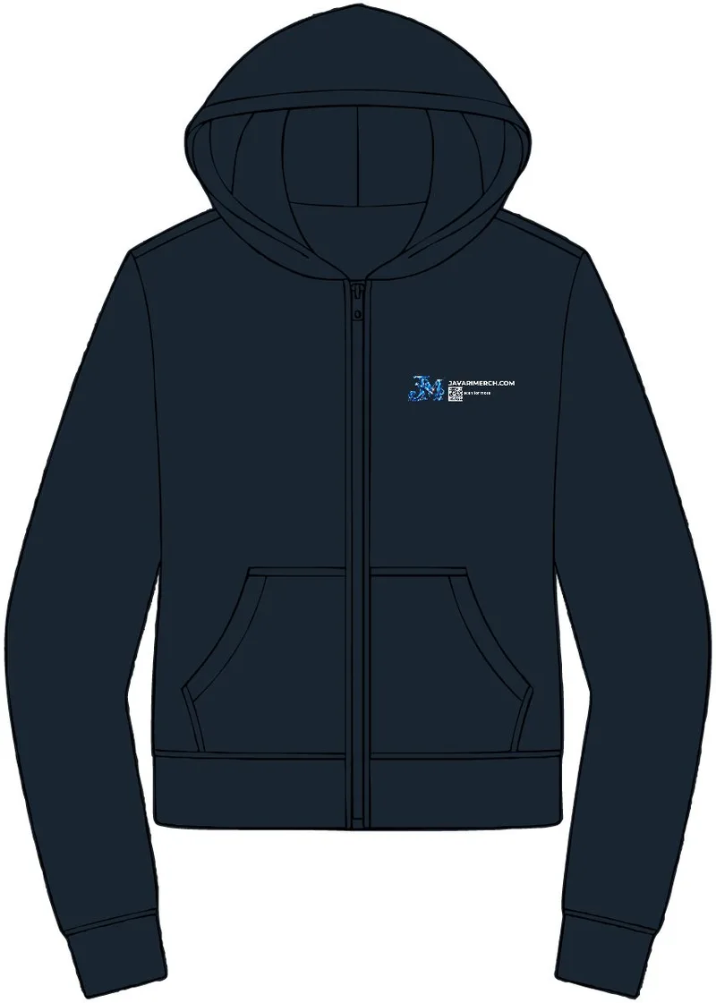 Women's V.I.T. Fleece Full-Zip Hoodie in New Navy