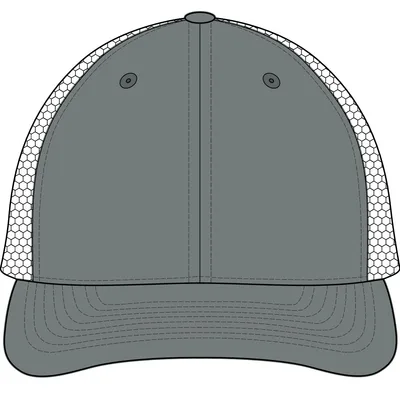 Sustainable Trucker Cap in Black/ Charcoal