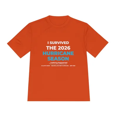 Unisex Moisture Wicking Tee in Deep Orange