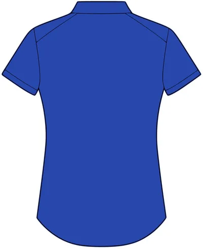 Women's Digi Heather Performance Polo in True Royal