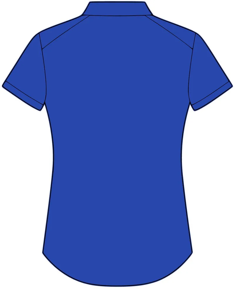 Women's Digi Heather Performance Polo in True Royal