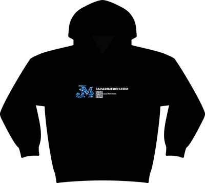 Unisex Premium Heavyweight Hooded Sweatshirt in Black