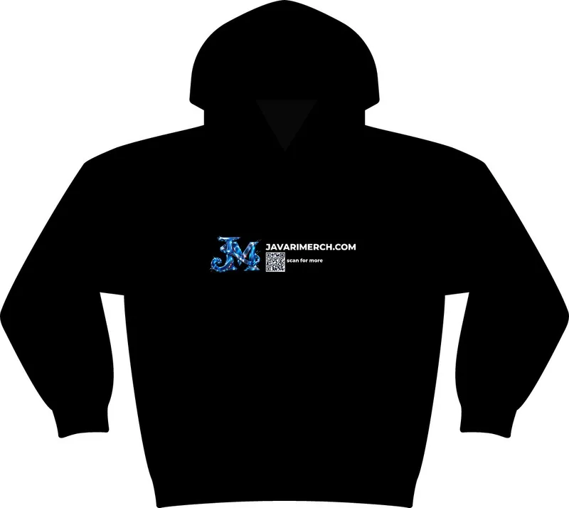 Unisex Premium Heavyweight Hooded Sweatshirt in Black