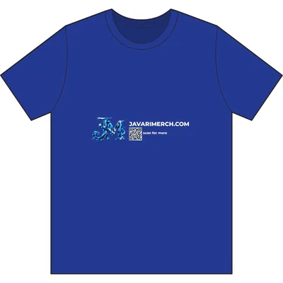 Club Short Sleeve Crew in True Royal/ White