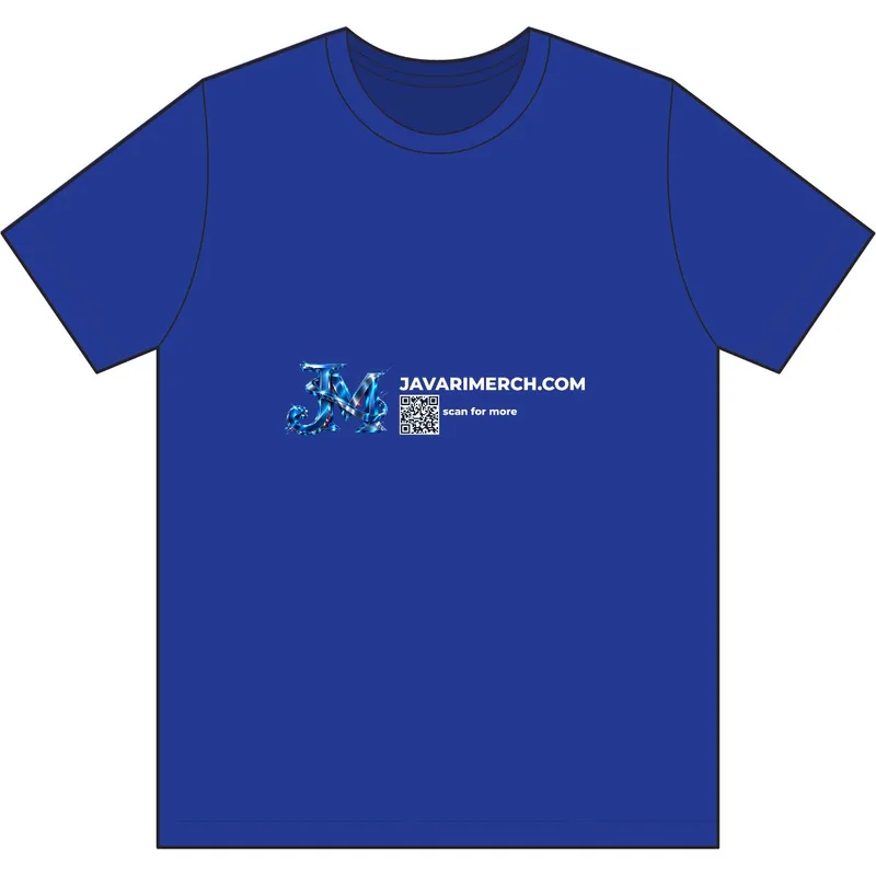 Club Short Sleeve Crew in True Royal/ White