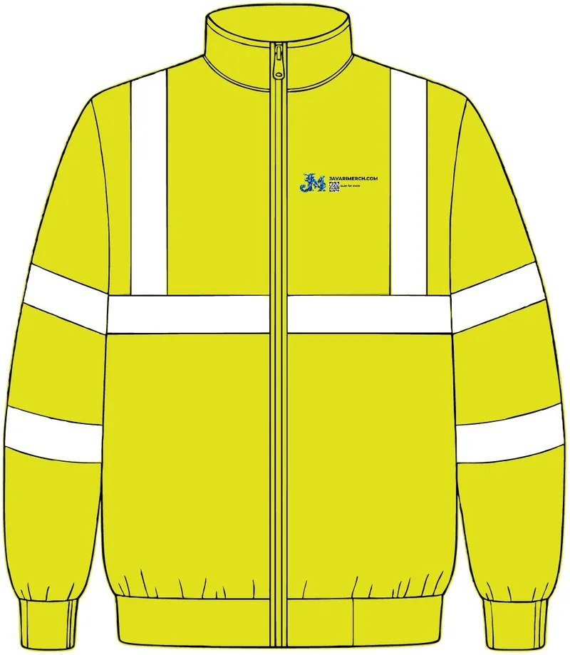 Enhanced Visibility Challenger Jacket with Reflective Taping in Safety Yellow/ Reflective