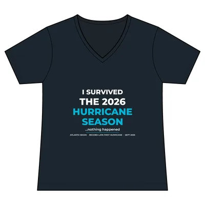 Women's Ideal V-Neck Tee in Midnight Navy