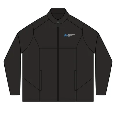 Men's Techno Lite Three-Layer Knit Tech-Shell in Black