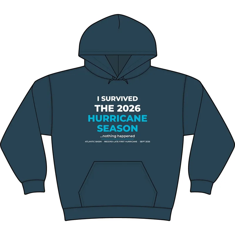 Unisex Hooded Sweatshirt in Washed Navy