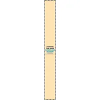 Rectangle Bar Keychain — Gold Plated · One size