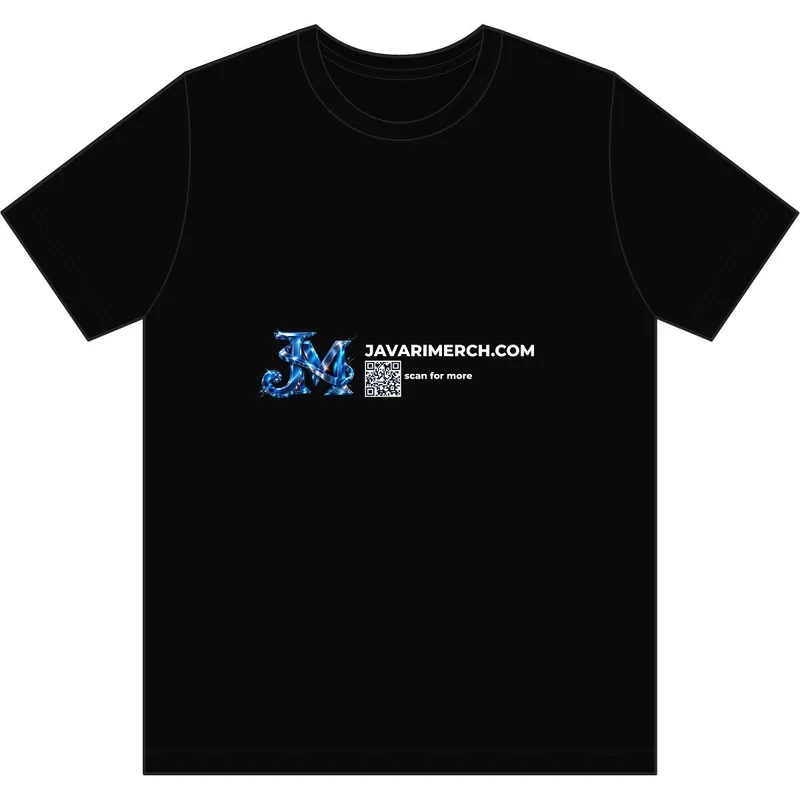 Tri Tee in Deep Black Solid