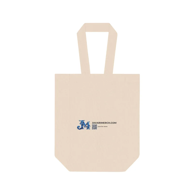 Double Wine Tote Bag in Natural