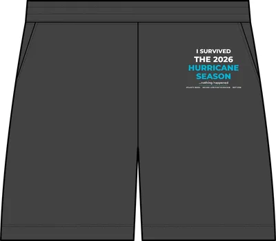 Relax Faded Track Shorts 18" in Faded Black