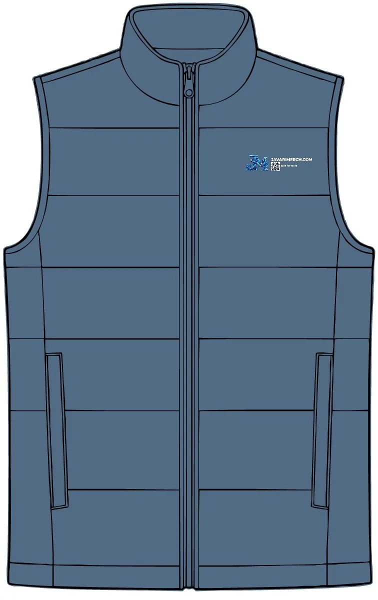 Puffer Vest in Dusk Blue