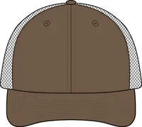 Camo Snapback Trucker Cap — Realtree Edge/ Coyote Brown · One size