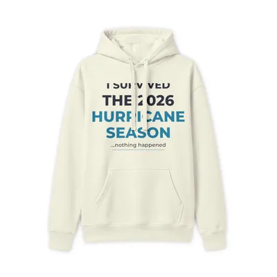 Unisex Hammer Maxweight Hooded Sweatshirt in Off White