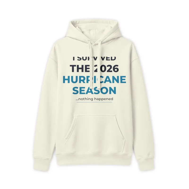 Unisex Hammer Maxweight Hooded Sweatshirt in Off White