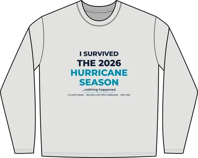 Men's Triblend Long Sleeve T-Shirt in Heather White