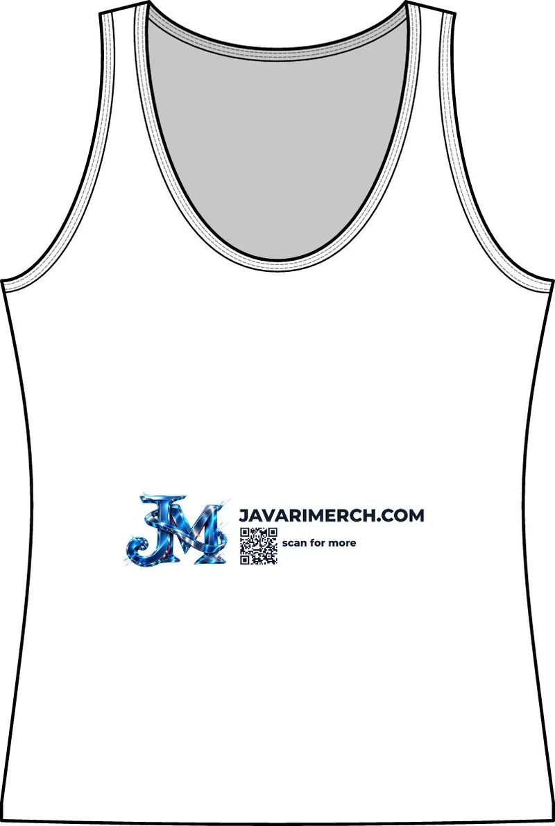Women's Cotton Tank Top in White