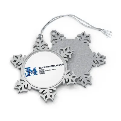 Pewter Snowflake Ornament