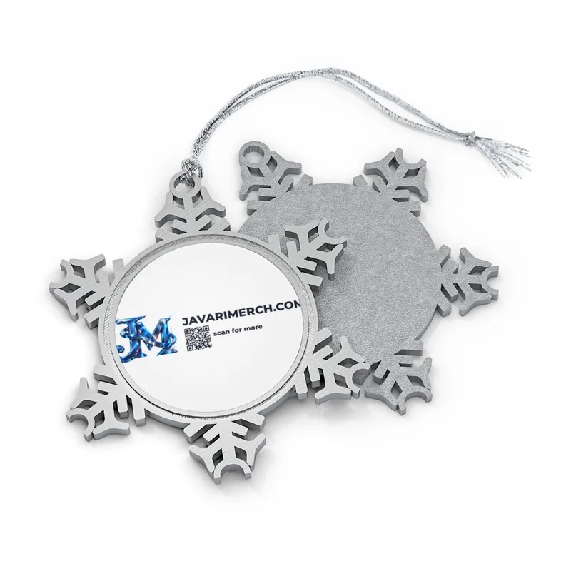 Pewter Snowflake Ornament