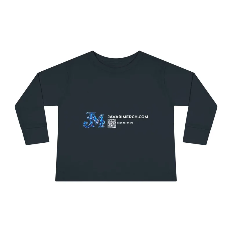 Toddler Long Sleeve Tee in Black