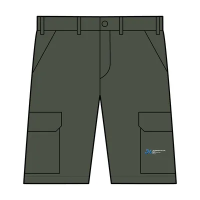 Industrial Cargo Short in Khaki