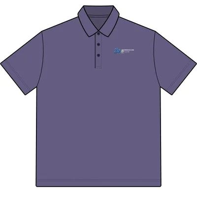 Men's Saratoga Performance Mini Mesh Polo in Grape
