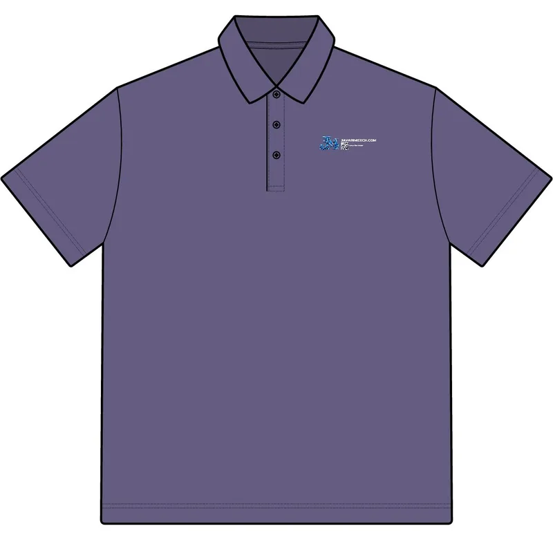Men's Saratoga Performance Mini Mesh Polo in Grape