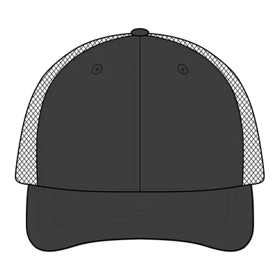 Beach Wash Mesh Back Cap in Coal/ Stone