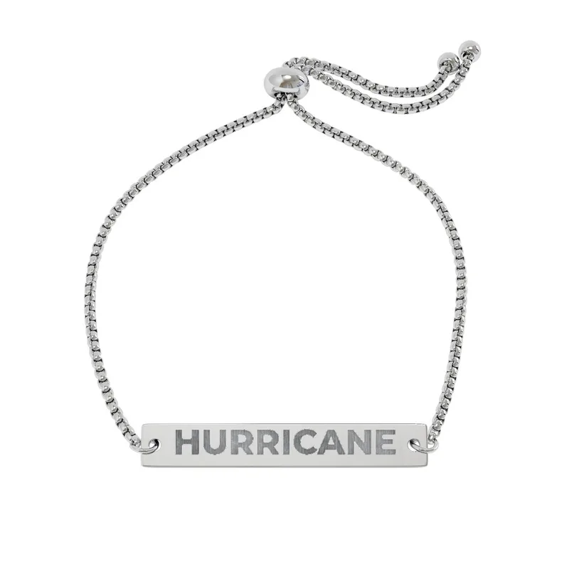 Adjustable Flat Bar Bracelet (Engraving) in 18K Gold PVD coating