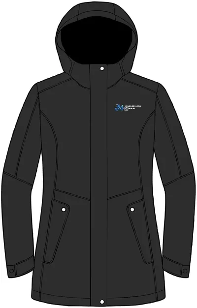 Women's Collective Outer Shell Jacket in Deep Black