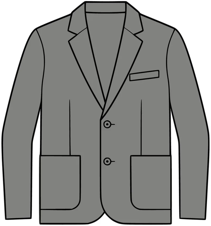 Relaxed Knit Blazer in Storm Grey Heather