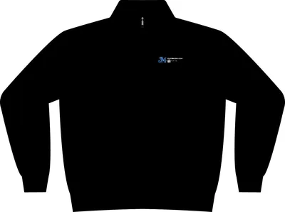 Men's Premium Heavyweight Quarter-Zip Sweatshirt in Black