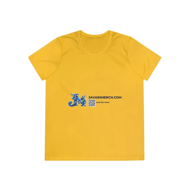 Ladies Competitor Tee in Gold