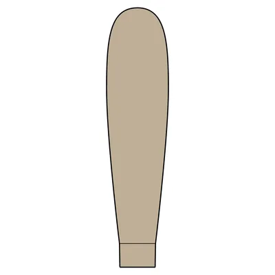 Tall Long Sleeve Twill Shirt in Khaki