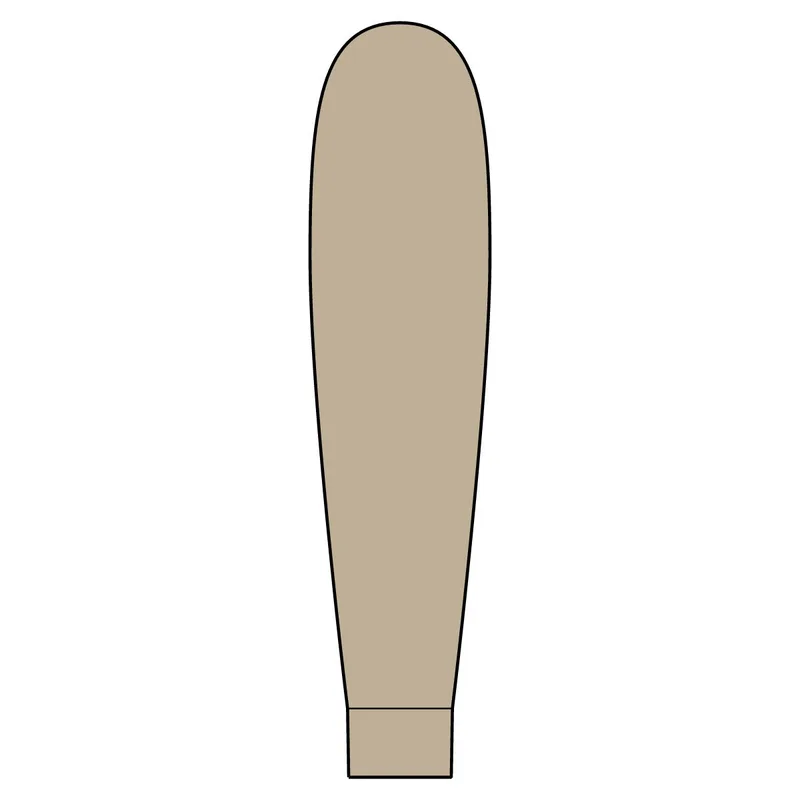 Tall Long Sleeve Twill Shirt in Khaki