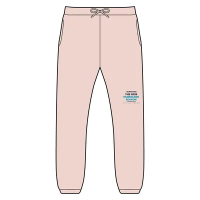 Unisex ReFlex Fleece Sweatpants in Blush